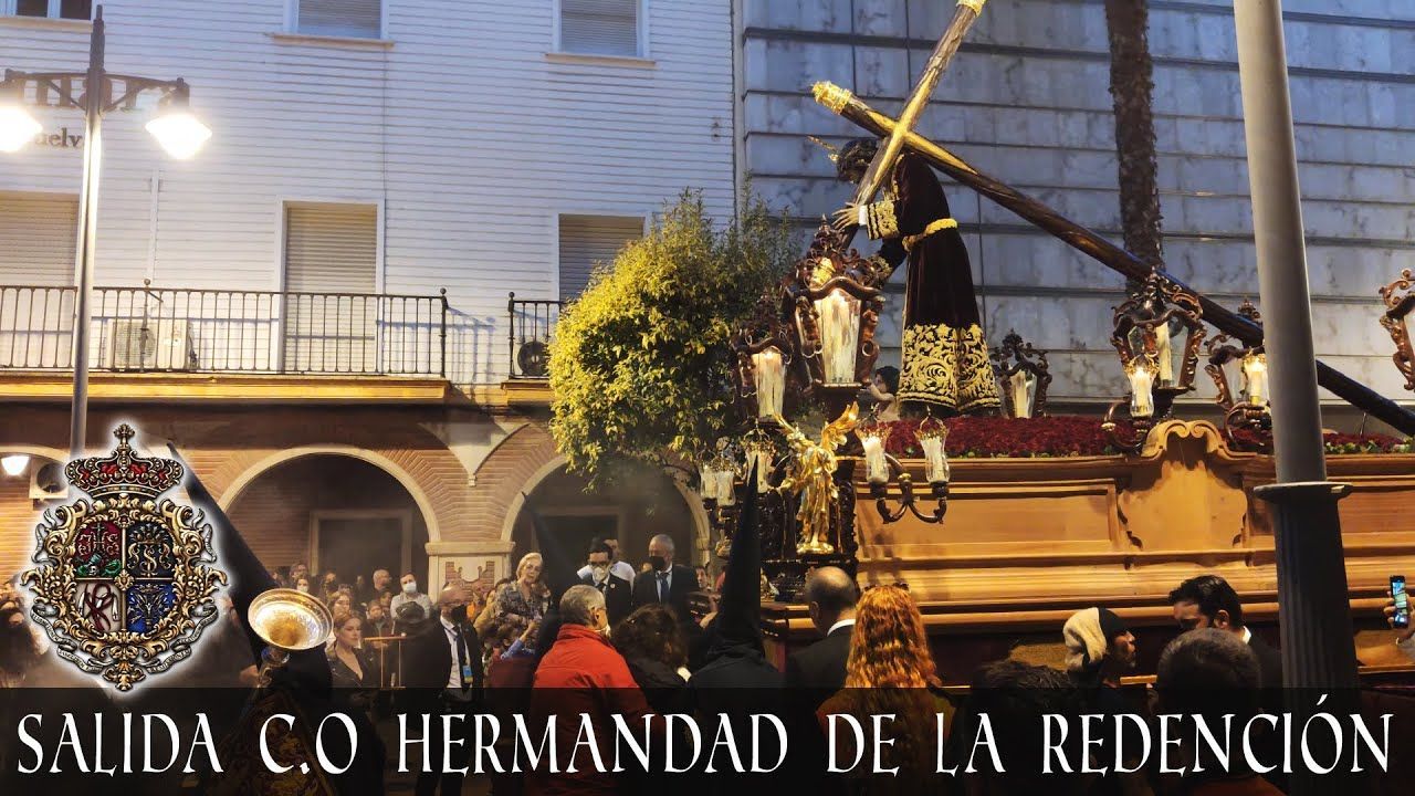 Salida Carrera Oficial Hermandad de la Redención,Huelva 2022.