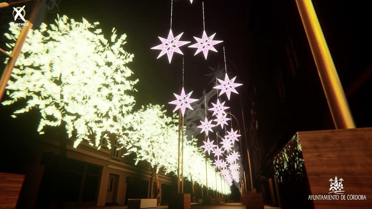 Así es el nuevo alumbrado de Navidad de Cruz Conde (2024-2025) Córdoba