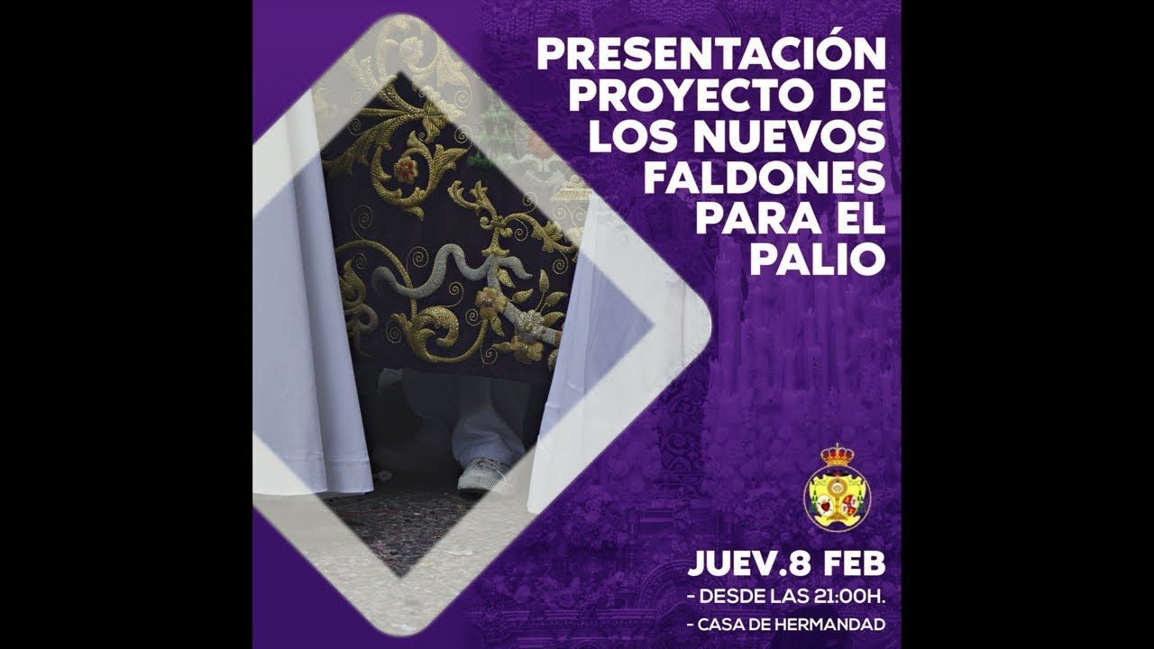 Presentación nuevos faldones Palio Virgen de las Angustias