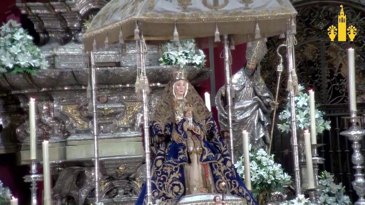 Novena a nuestra Señora De Los Reyes. Preside D. José Ángel Saiz Meneses Arzobispo De Sevilla.