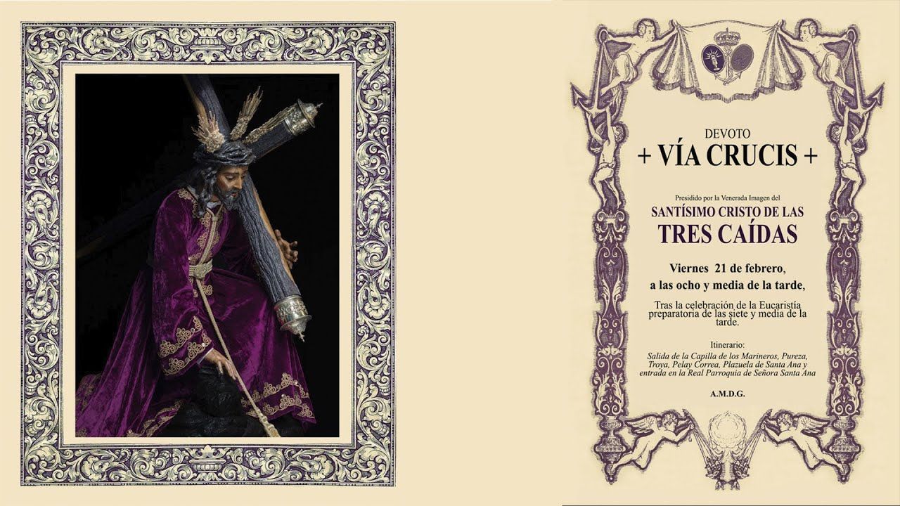 DEVOTO VÍA CRUCIS DEL STMO. CRISTO DE LAS TRES CAÍDAS