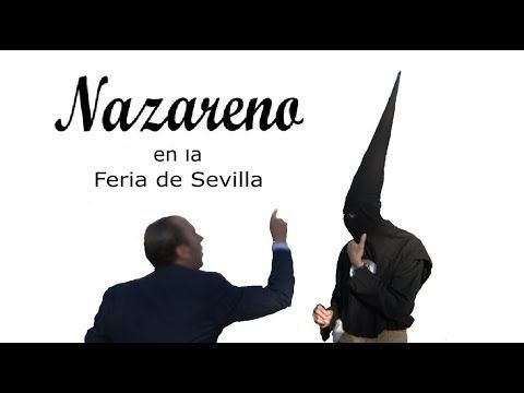 Me disfrazo de nazareno en la Feria de Sevilla