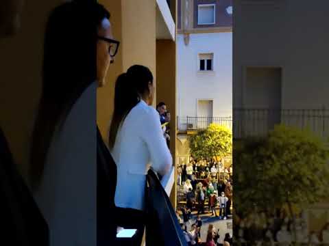 LA SAETA Ana de Caro Semana Santa. Cristo de la Redención y Banda de CC TT de La Santa Cruz. Huelva