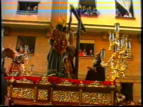 AÑO 1989 - SALIDA DE LA HERMANDAD DE LAS AGUAS - IGLESIA DE LOS TERCEROS
