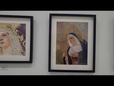 Así es la exposición Acuarelas e imágenes de la Semana Santa Sevillana por Benito Álvarez