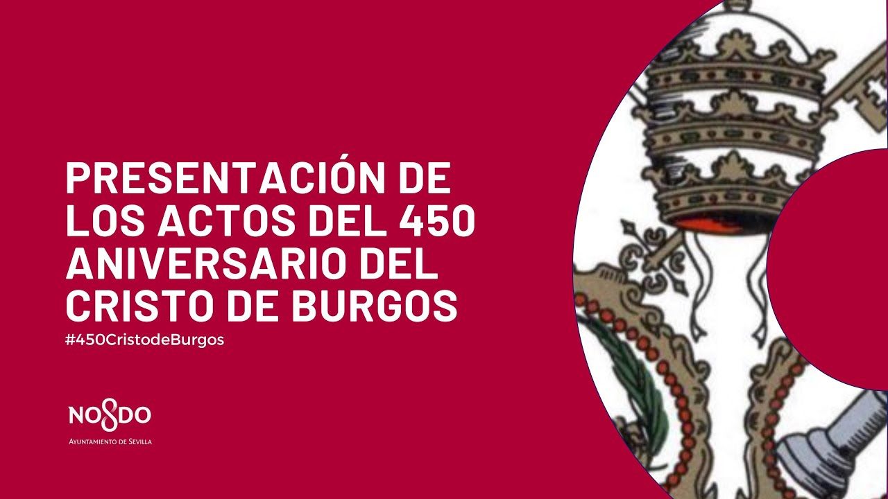 La hermandad del Cristo de Burgos presenta 450 aniversario de la talla de su crucificado.