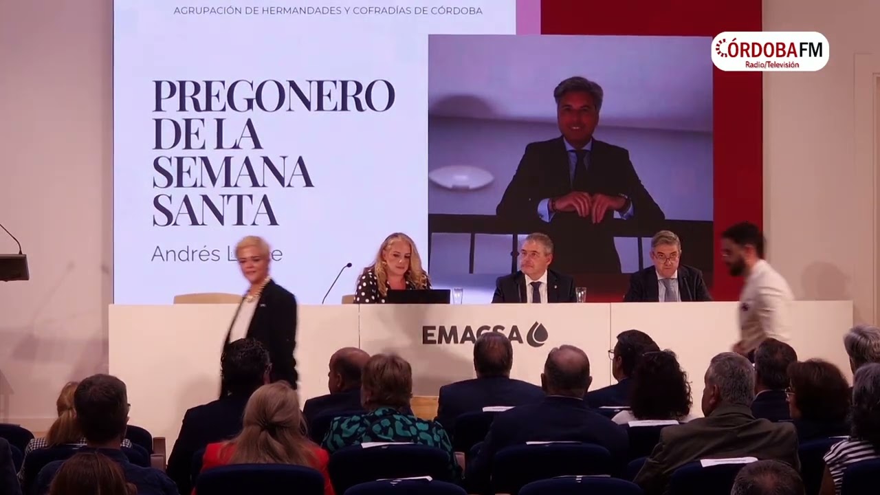 Presentación de Pregoneros, Exaltadores y Cartelistas de la Semana Santa y Glorias 2027