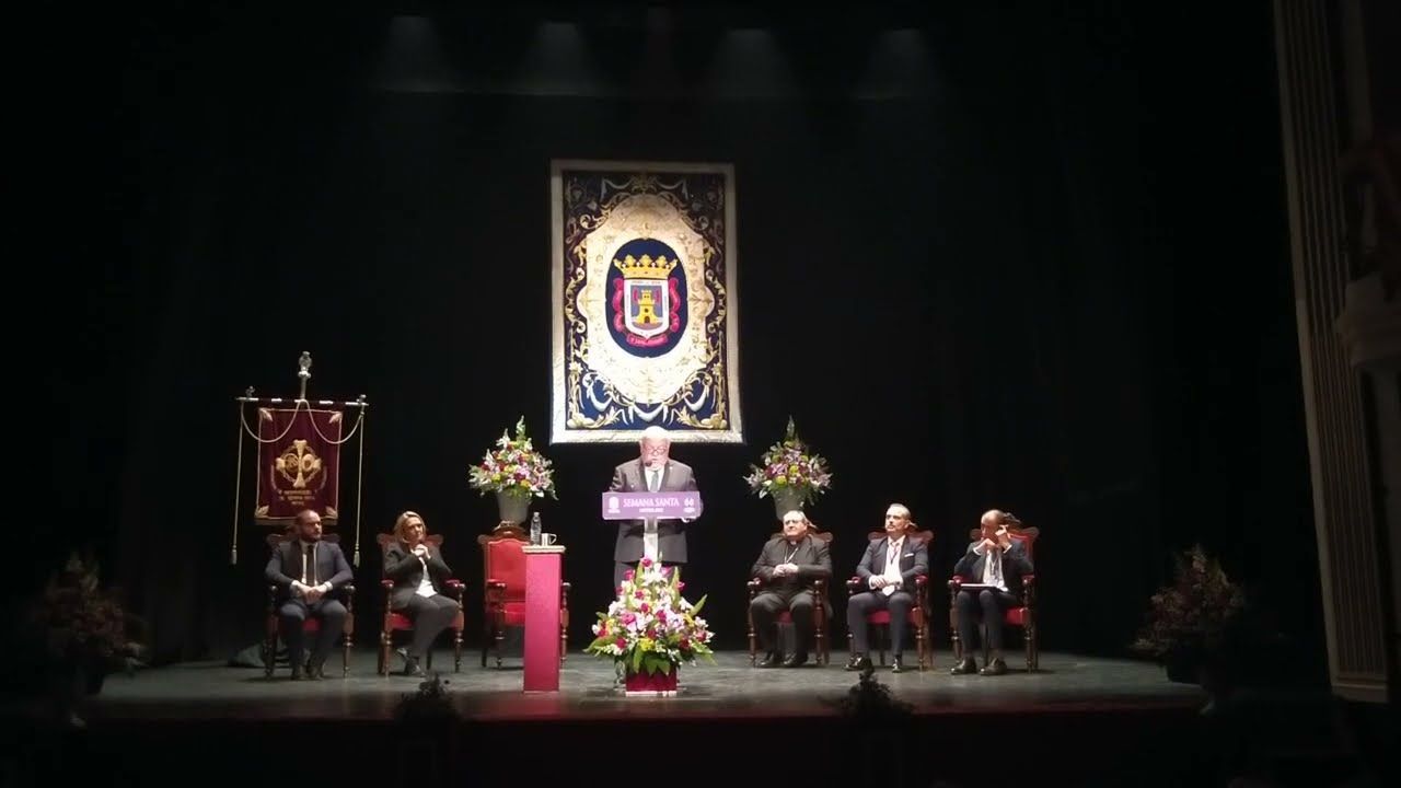 PRESIDENTE DEL PARLAMENTO ANDALUZ. PREGÓN SEMANA SANTA MOTRIL 2023