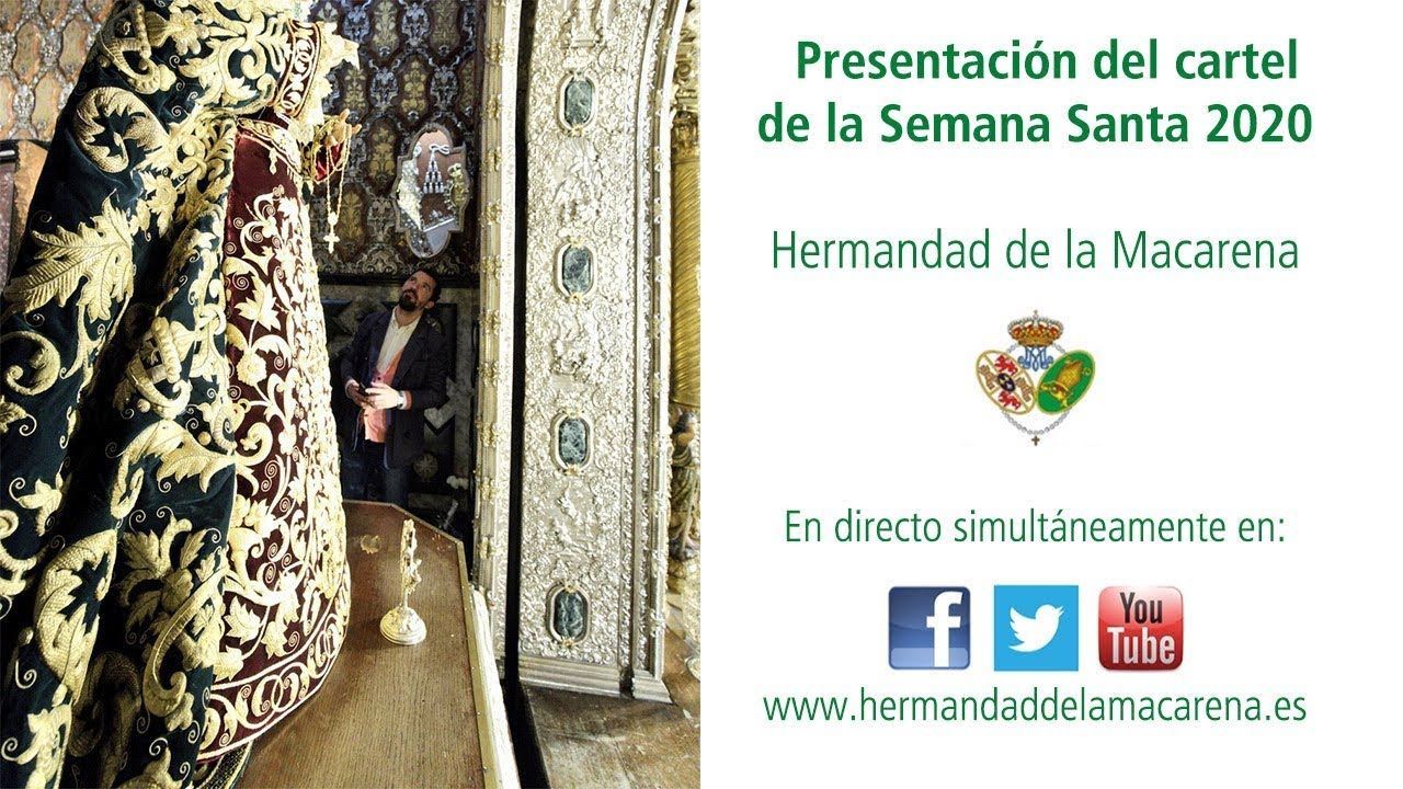 Presentación del Cartel de la Semana Santa 2020 - Hermandad de la Macarena -
