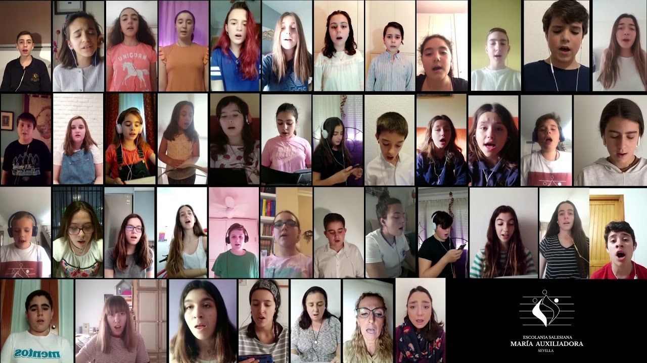 "Ay Santa Maria" - Cancionero de Palacio - Virtual Choir, COVID19