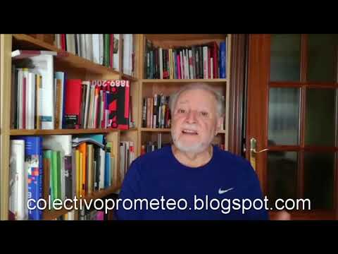 Julio Anguita explica el Manifiesto "El hoy y el mañana: razones para nuestro compromiso."