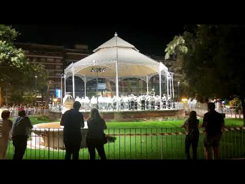 Caído y Fuensanta en el Kiosko de la Música. La música procesional vuelve a las calles de Córdoba (2