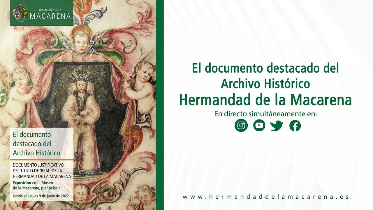El documento destacado del Archivo Histórico - Hermandad de la Macarena