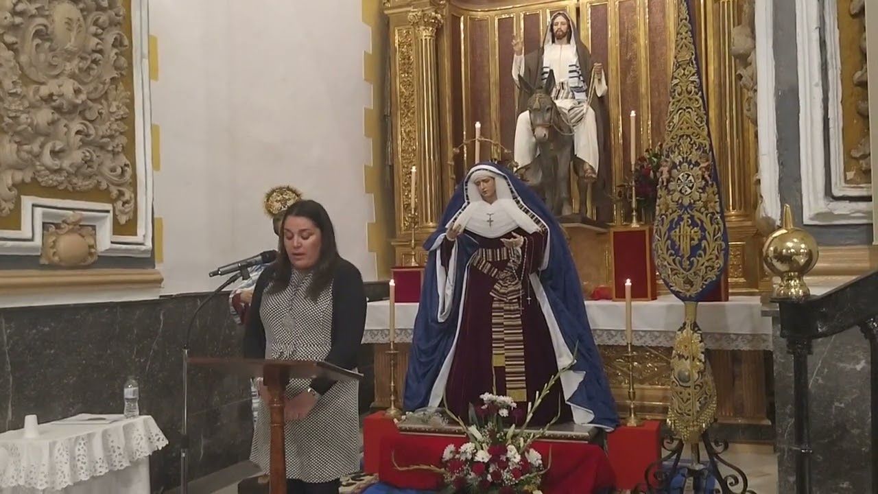 Pregón Hermandad Borriquita Motril 2023. Toñi García Díaz