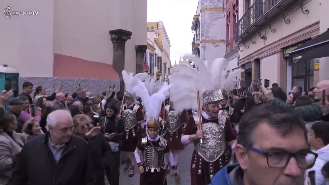 Recorrido de los Armaos de la Centuria Romana Macarena Jueves Santo tarde - Hermandad de la Macarena
