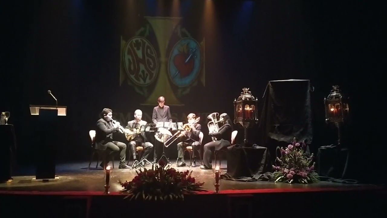 CARTEL OFICIAL SEMANA SANTA MOTRIL 2023. MARCHA SIEMPRE LA ESPERANZA. GRANA MUSIC