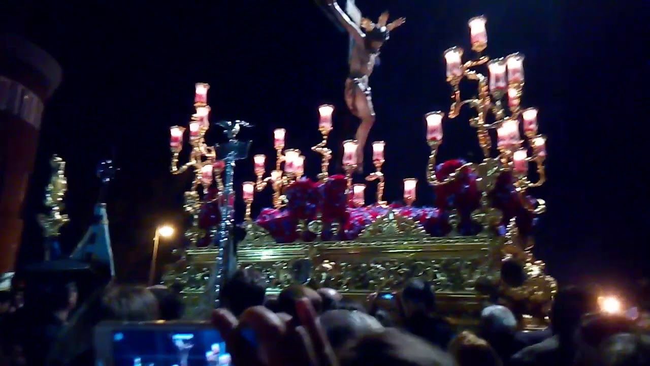 Cristo de San Bernardo en el puente de los bomberos 2018