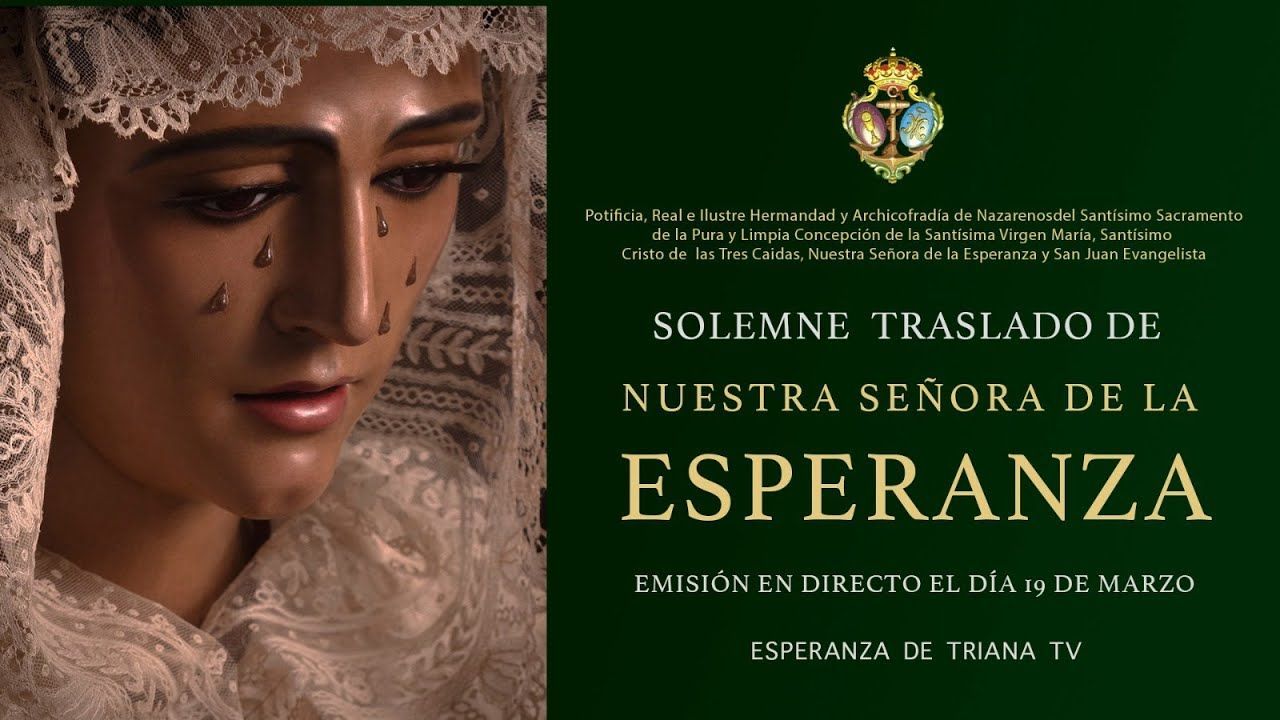 SOLEMNE TRASLADO A LA CAPILLA DE LOS MARINEROS DE NUESTRA SEÑORA DE LA ESPERANZA. 11:30  HORAS