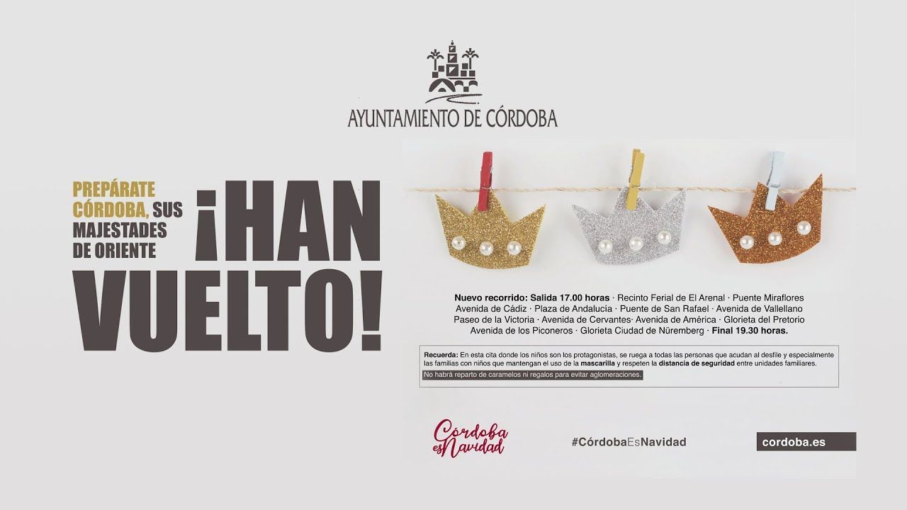 Cabalgata Reyes Magos Córdoba 2022. #CórdobaEsNavidad.
