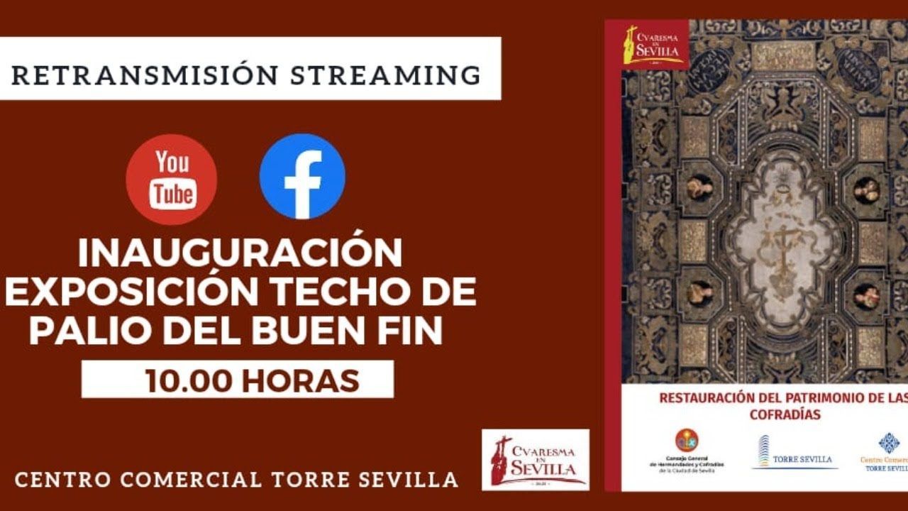 Inauguración de la exposición del techo de palio del Buen Fin