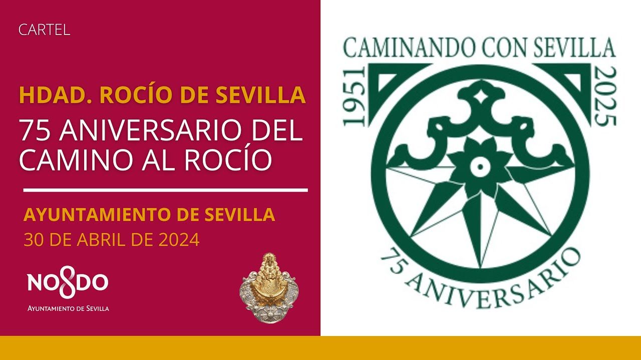 Presentación del Cartel 75 Aniversario de la Hermandad del Rocío de Sevilla