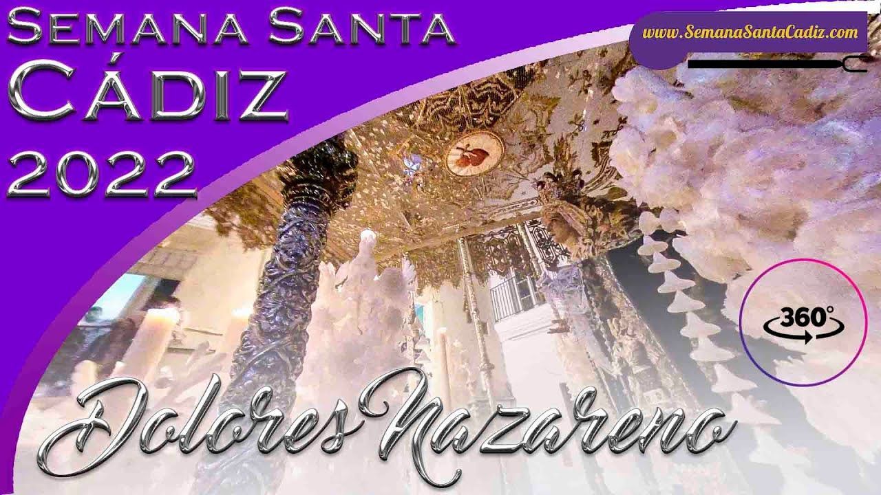 |360| Virgen de los Dolores del Nazareno bajando Jabonería el Jueves Santo de 2022