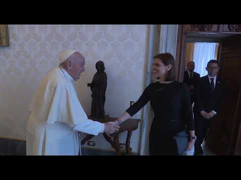 El alcalde de Córdoba José María Bellido con el Papa Francisco