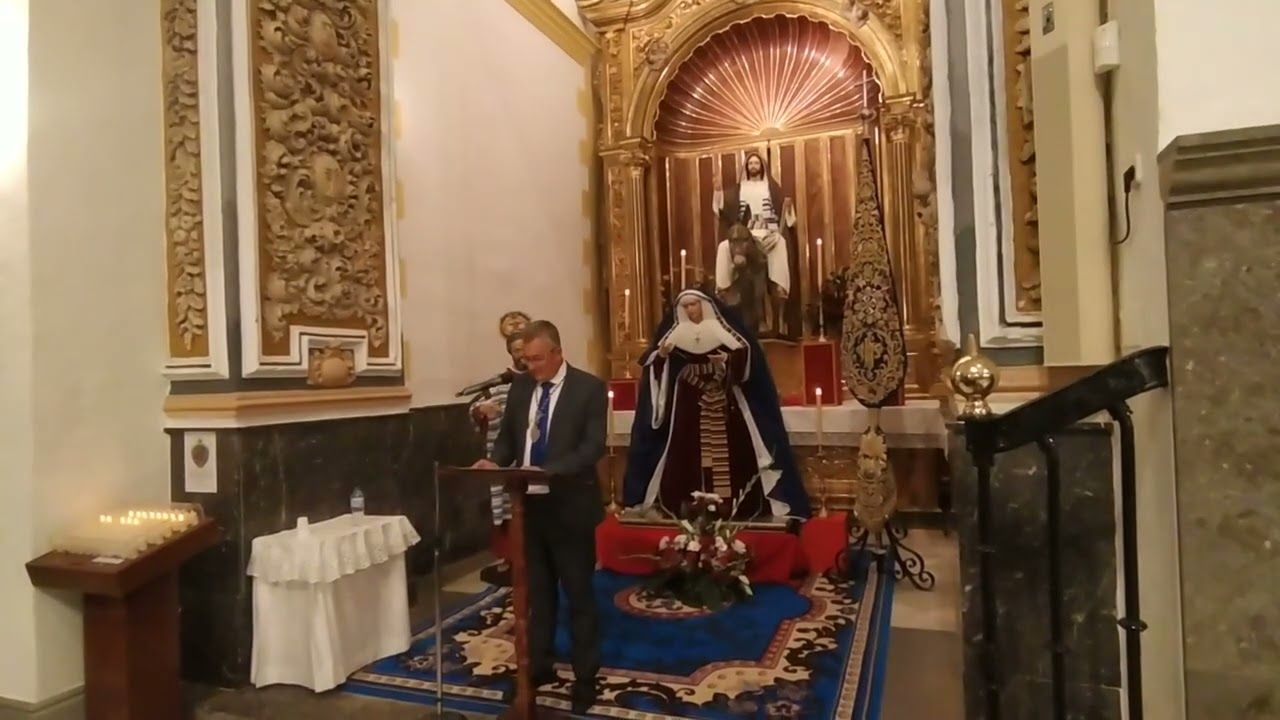 Pregón de la Borriquita Motril 2023. Presentador Juan Maldonado.