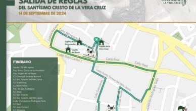 Recorrido de la Extraordinaria del Cristo de la Vera Cruz de Sanlúcar la Mayor